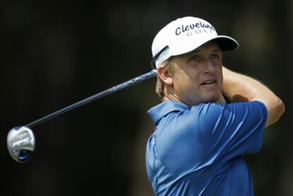 David Toms, durante un momento de la jornada de ayer en el Players.