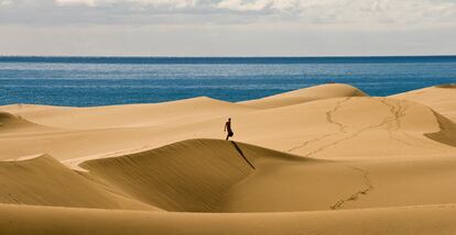 Las Dunas de Maspalomas, en la isla de Gran Canaria.