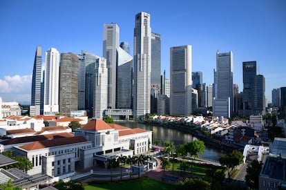 Panorámica de Singapur.