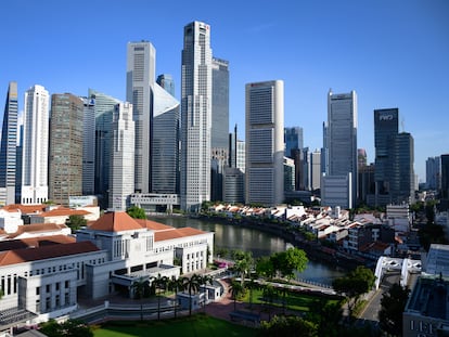 Panorámica de Singapur.