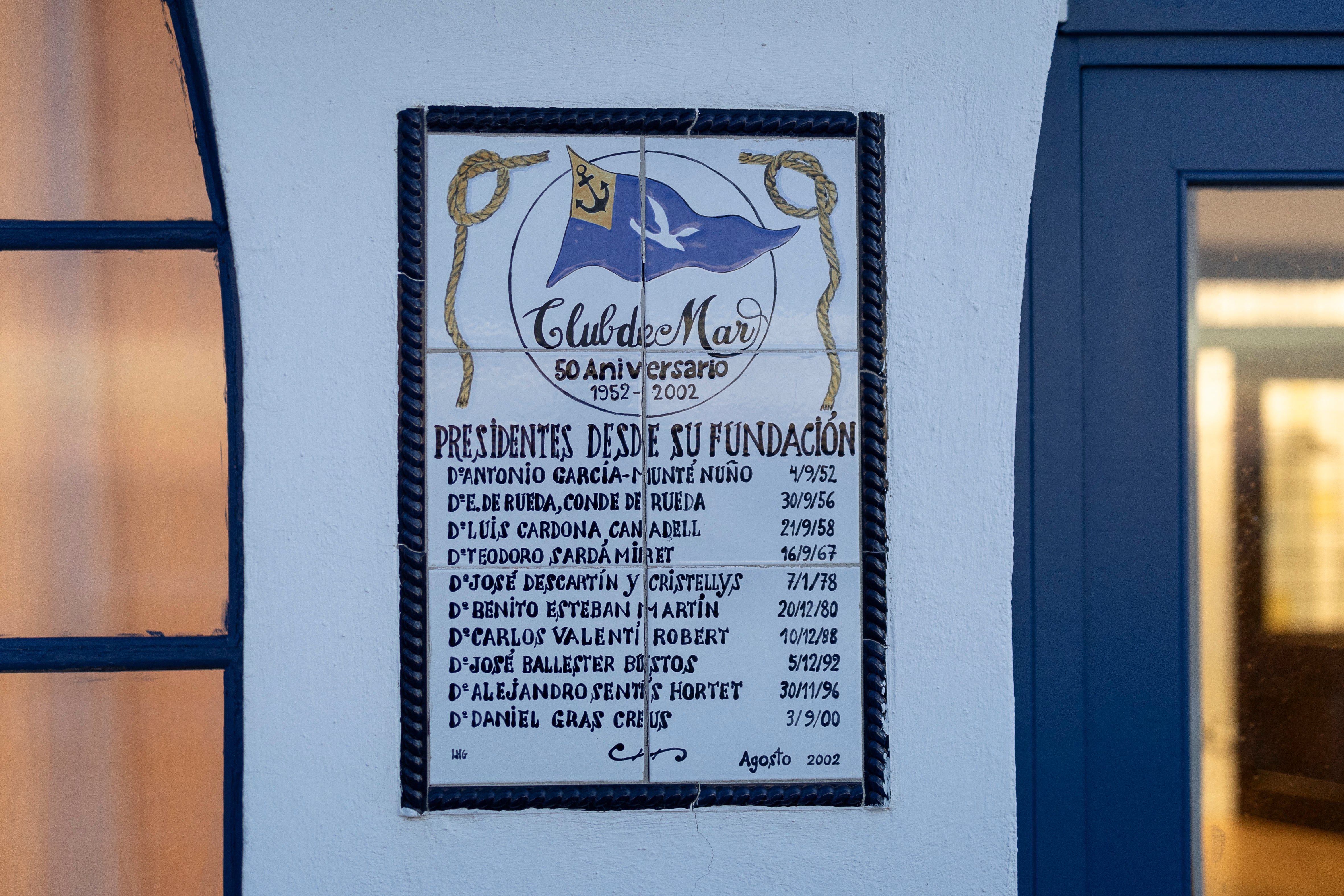 Clausura del Club de Mar de Sitges.