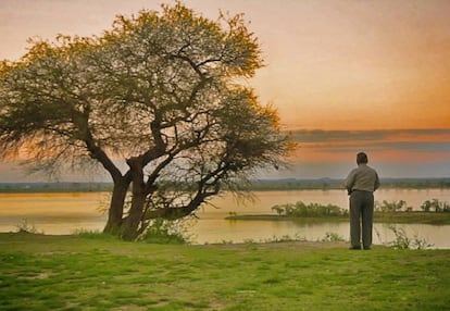 Blas Jaime, a orillas del r&iacute;o Uruguay.