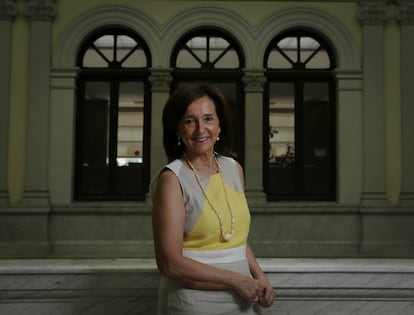 La directora de la Biblioteca Nacional de España, Ana Santos, en julio de 2019.