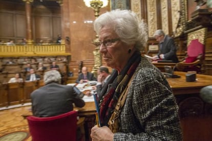 Maria Assumpció Vilà presenta l'informe 2014 de la Síndica de Barcelona.