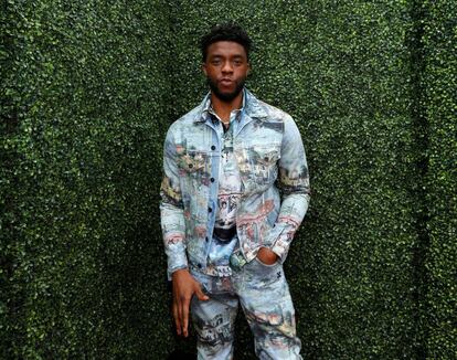 Chadwick Boseman, en los premios MTV 2018 en Santa Mónica (California).