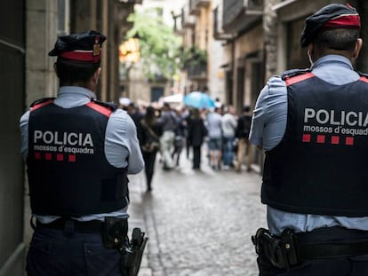 Una patrulla de los Mossos d'Esquadra.