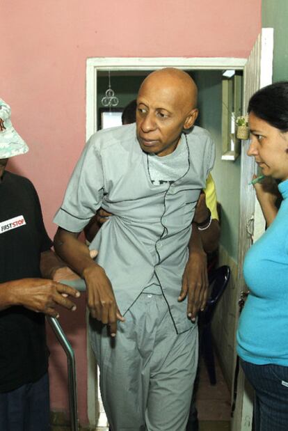 El disidente cubano Guillermo Fariñas en su casa de Santa Clara.