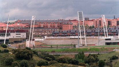 Vista de Las Rozas desde la Ciudad Deportiva.
