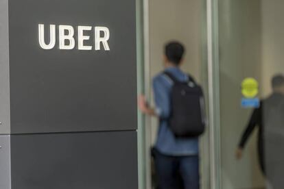 Entrada a las oficinas de Uber de San Francisco.