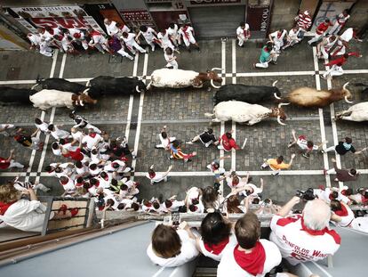 El primer encierro de San Fermín 2019, en imágenes