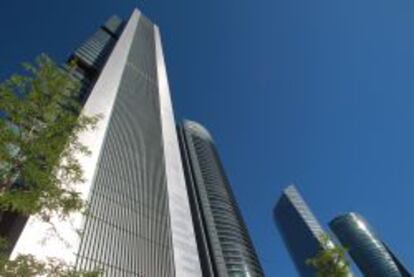 Torre de Bankia en el complejo de las Cuatro Torres, en Madrid.