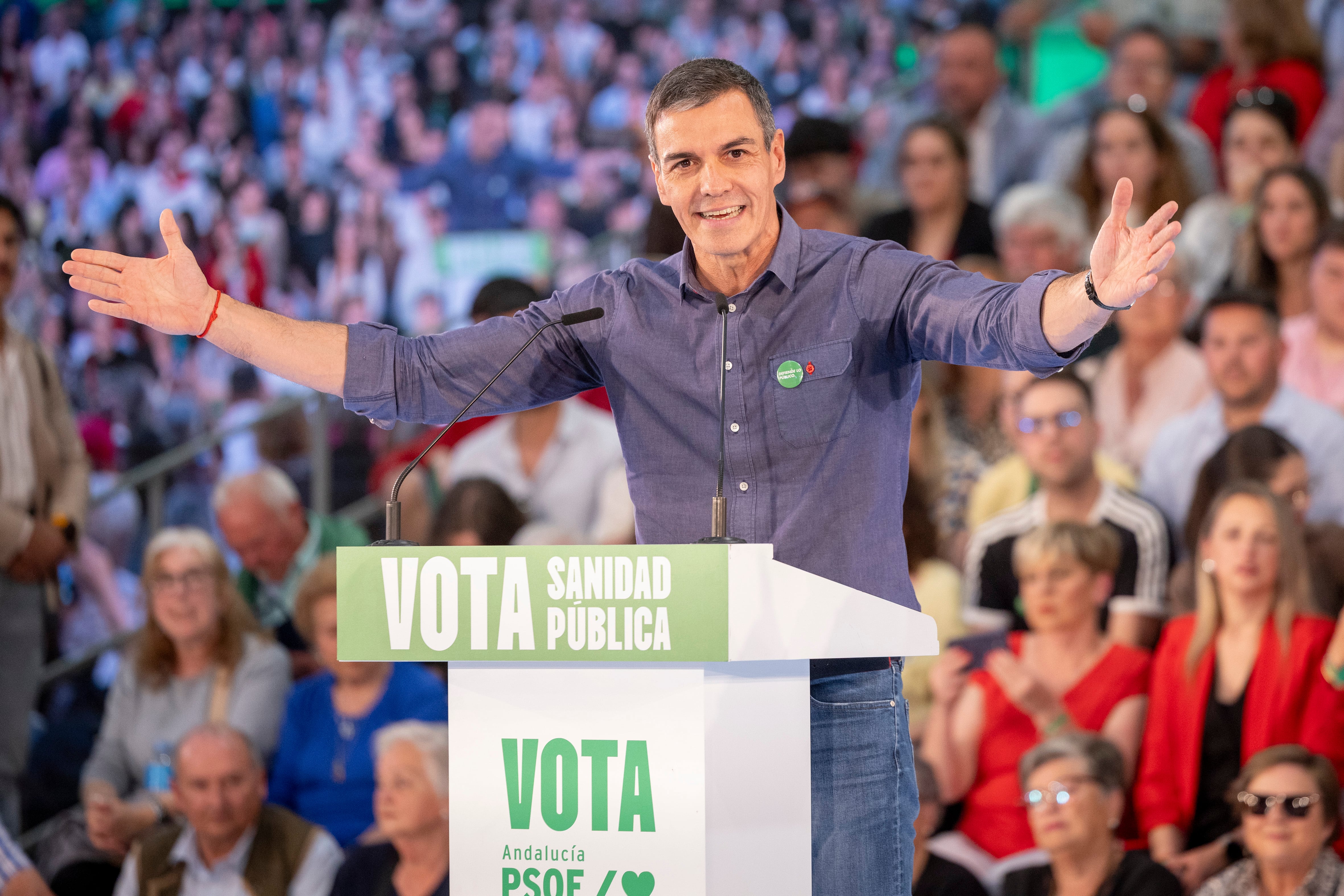 Pedro Sánchez, en un momento de su intervención.