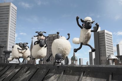 Lambs on the run: ‘Shaun the Sheep.’