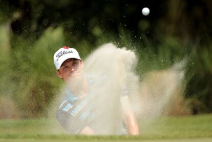 Nick Watney, durante un momento de la primera jornada del Players.