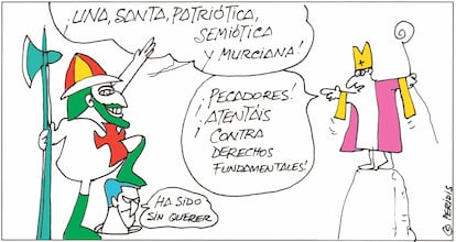 Viñeta de Peridis del 9 de agosto de 2025