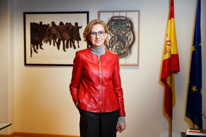 María Dolores Jiménez-Blanco, directora de Bellas Artes, en su despacho del Ministerio de Cultura.
