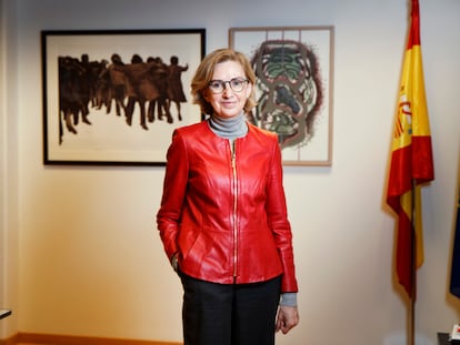María Dolores Jiménez-Blanco, directora de Bellas Artes, en su despacho del Ministerio de Cultura.