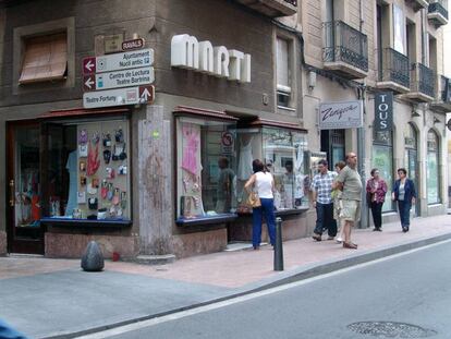 Vista de una calle de Reus.