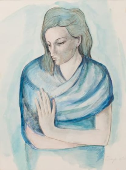 One of Hory's works in the style of Picasso.