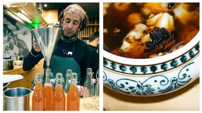 Samy Ali cerró su restaurante estrellado para regentar un local minúsculo en el Mercado de Antón Martín, en Madrid.