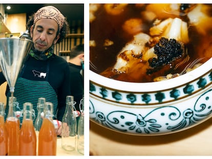 Samy Ali cerró su restaurante estrellado para regentar un local minúsculo en el Mercado de Antón Martín, en Madrid.