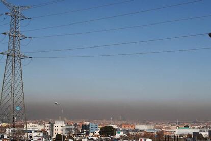 Madrid, vista desde Getafe el pasado día 9.