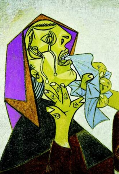 <i>Femme qui pleure</i> (1937), de Picasso, procedente del Reina Sofía de Madrid.