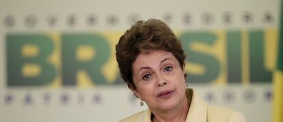 Dilma Rousseff, en Brasilia, en mayo de 2015.