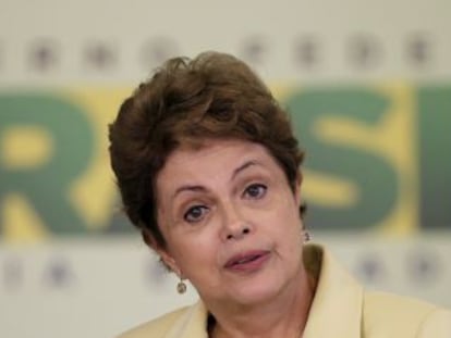 Dilma Rousseff, en Brasilia, en mayo de 2015.