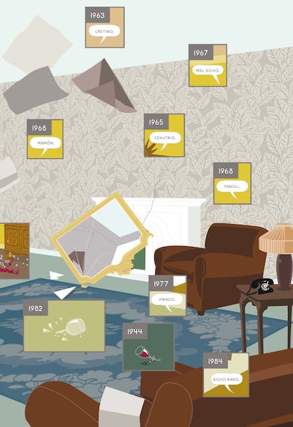 Página del cómic 'Aquí', de Richard McGuire, editado por Salamandra Graphic.