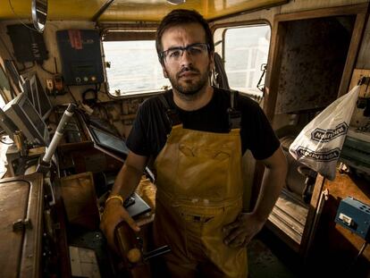 Manel Perelló, patrón del pesquero ‘Sort de Taranet’ en Port de la Selva.