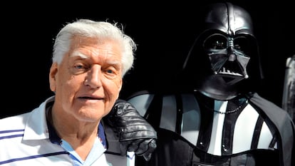 David Prowse durante uma convenção em Cusset (França) em abril de 2013.