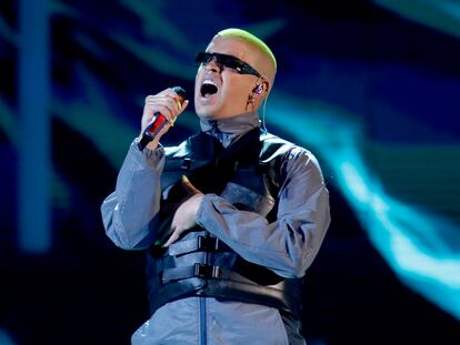 Bad Bunny en los Premios Billboard de la Música Latina en Las Vegas en abril de 2019.