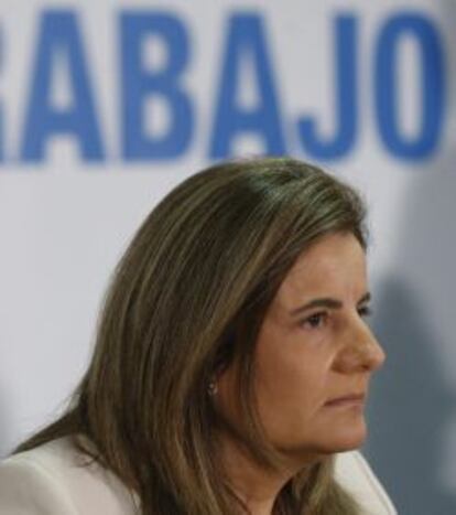 La ministra de Empleo, F&aacute;tima B&aacute;&ntilde;ez.