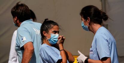 Personal sanitario en Ordizia