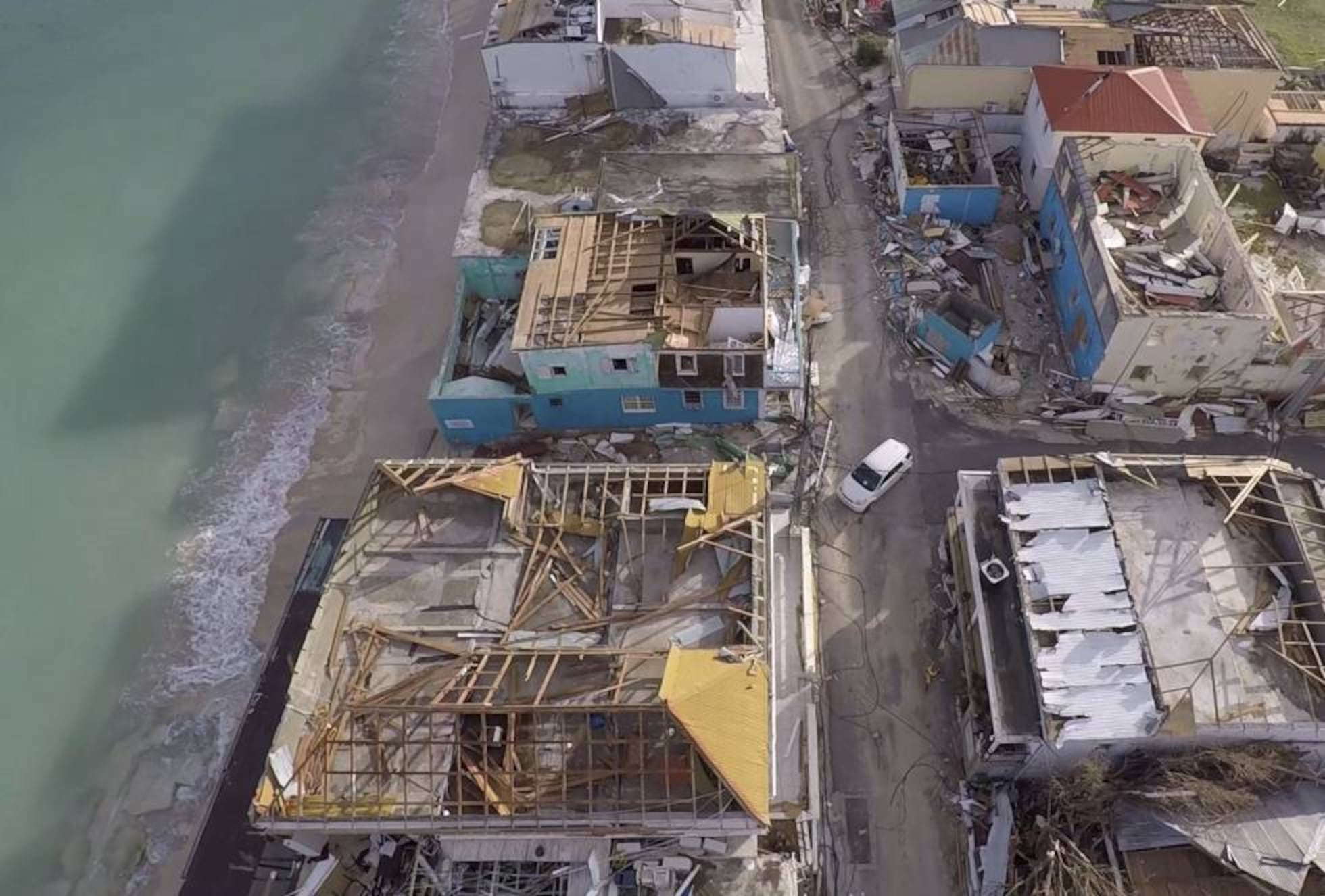Devastación en San Martín tras el paso del huracán Irma | Fotos ...