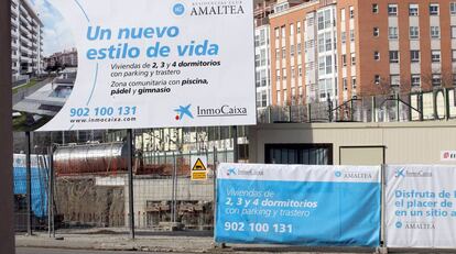 Promoción de viviendas de InmoCaixa en el área de Méndez Álvaro de Madrid.