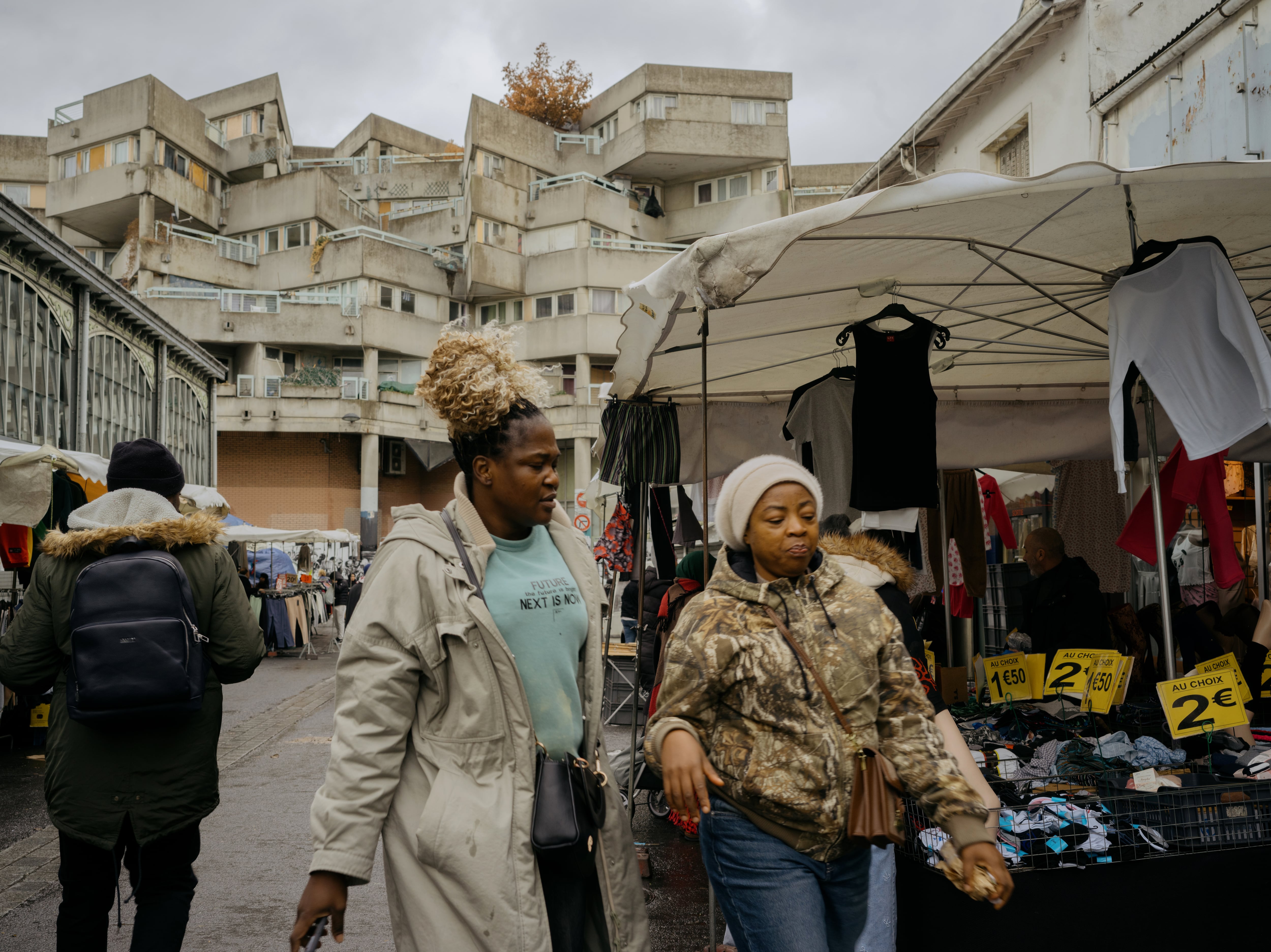 Mercadillo en Saint-Denis, a las afueras de París. 