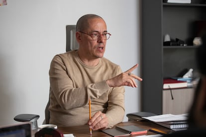 José Antonio Merino, en su oficina en Ciudad de México, el 3 de julio de 2025.