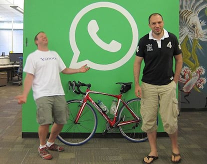 Brian Acton (left) and Jan Koum.