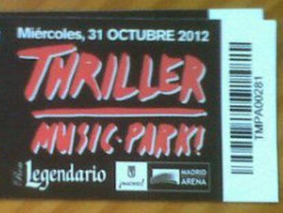 Dos entradas de la fatídica fiesta de Halloween.