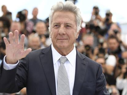 El actro Dustin Hoffman en el pasado festival de Cannes 2017.