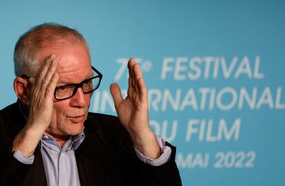 Thierry Frémaux, delegado general de Cannes, durante la rueda de prensa del lunes 16.