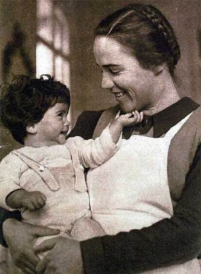 Foto de archivo de Elisabeth Eidenbenz, alma de la Maternidad de Elna.