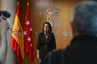 La portavoz de Más Madrid en la Asamblea, Manuela Bergerot, el pasado 23 de mayo.