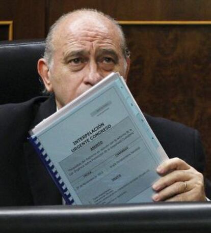 Jorge Fernández, durante el debate.