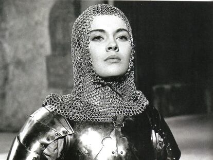 Jean Seberg como Juana de Arco, en la película de Otto Preminger.