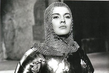 Jean Seberg como Juana de Arco, en la película de Otto Preminger.