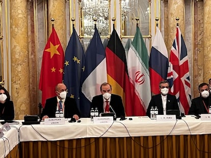 Negociación sobre el acuerdo nuclear iraní, en diciembre en Viena.