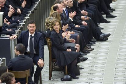 La alcaldesa de Madrid, Ana Botella, en el Vaticano.